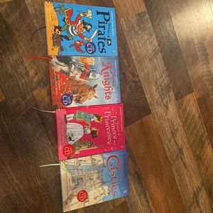 Usborne Young reading books 4 of them 3 have DVDs one does not